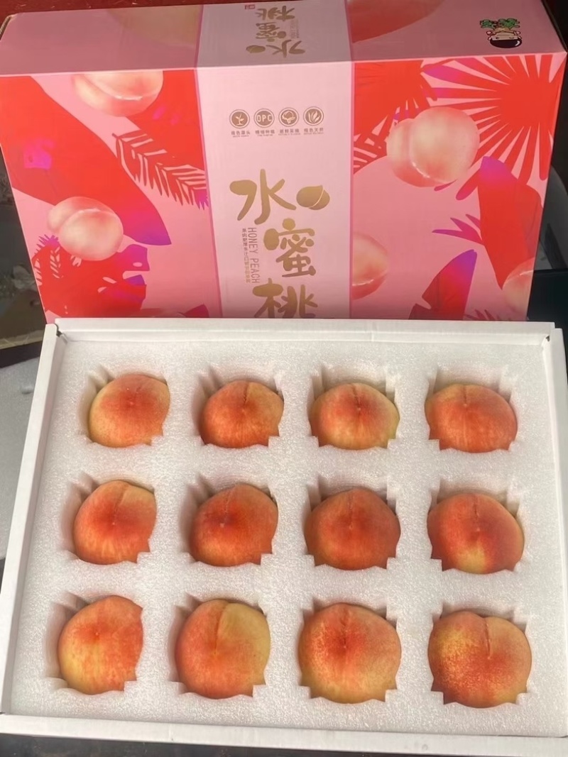 正宗龙泉水蜜桃，小白凤，夏之梦，白桃，晚湖景