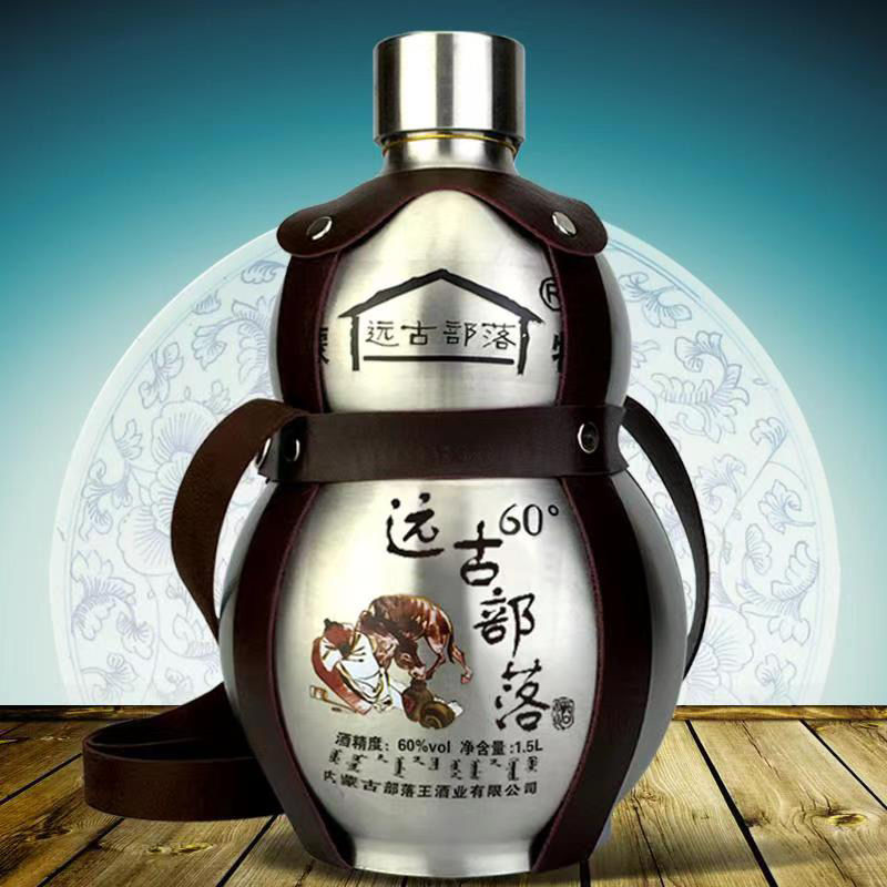 蒙古烈酒内蒙特产高度白酒60度1500ml纯粮酒葫芦酒清