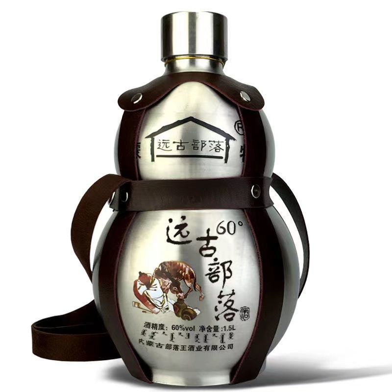 蒙古烈酒内蒙特产高度白酒60度1500ml纯粮酒葫芦酒清