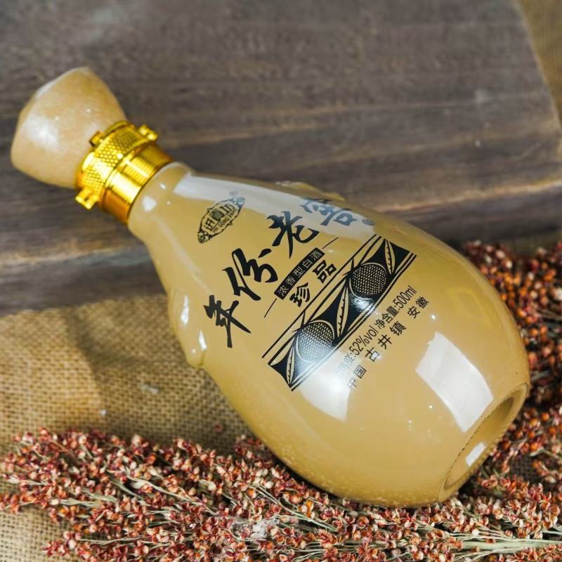 年份老窖浓香型52度白酒古井老酒白酒年份老家