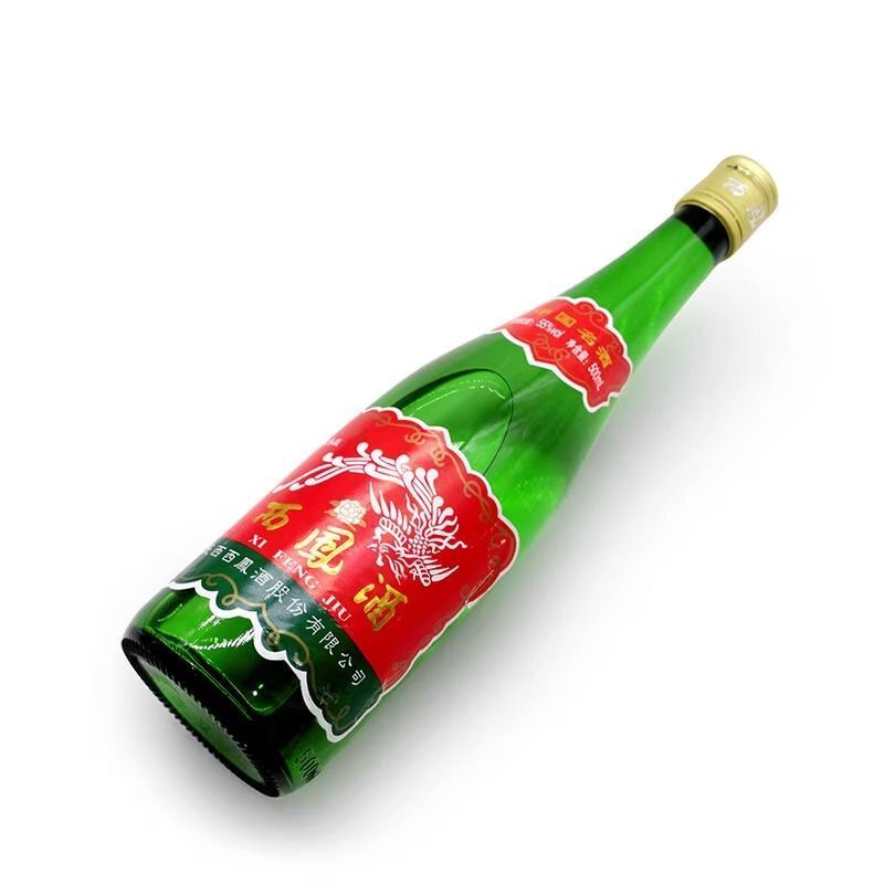 西凤经典绿瓶45度光瓶500ml*6瓶纯粮高度白酒无原