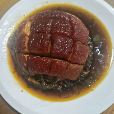 【梅菜扣肉】梅菜开花肉