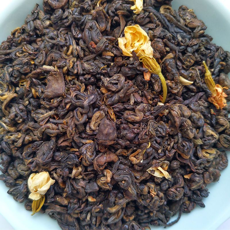 红香螺茶叶团山特级150g袋装散装滇红浓香型红茉莉花红茶红花