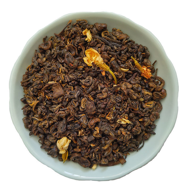 红香螺茶叶团山特级150g袋装散装滇红浓香型红茉莉花红茶红花