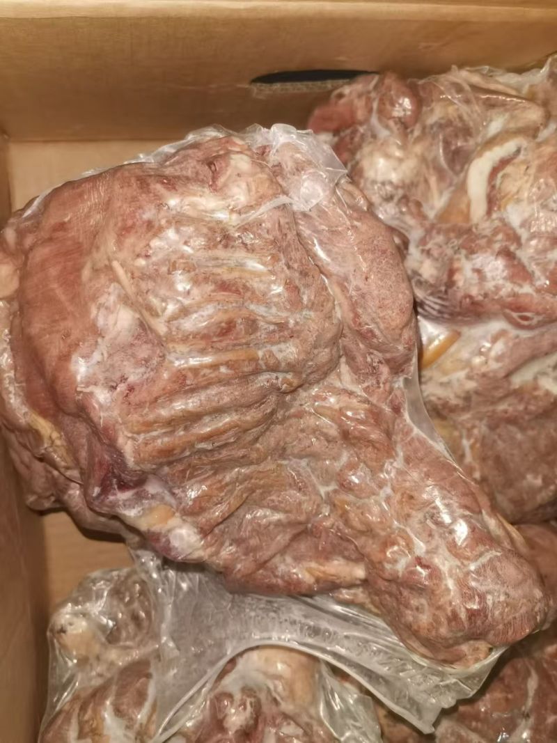 济南历城去皮熟羊肉新货资质齐全货量大日期新按要求分拣打包
