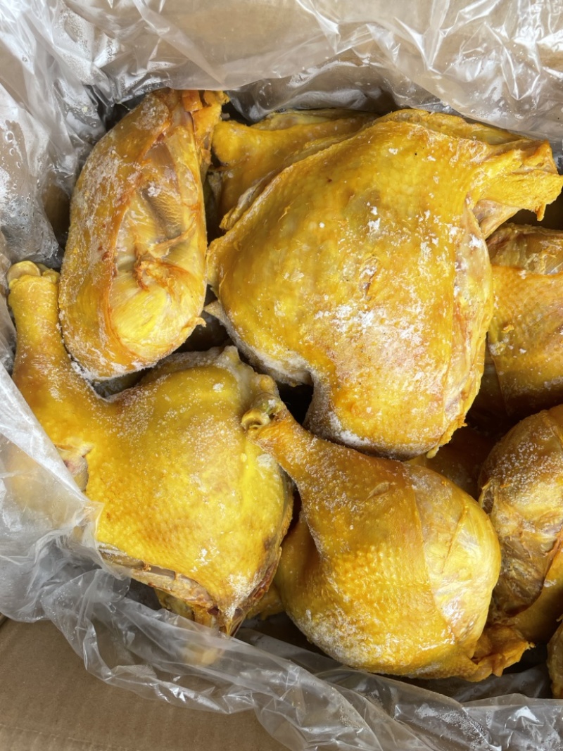 全熟盐焗鸡腿味道香皮脆肉嫩摆摊餐饮食材批发