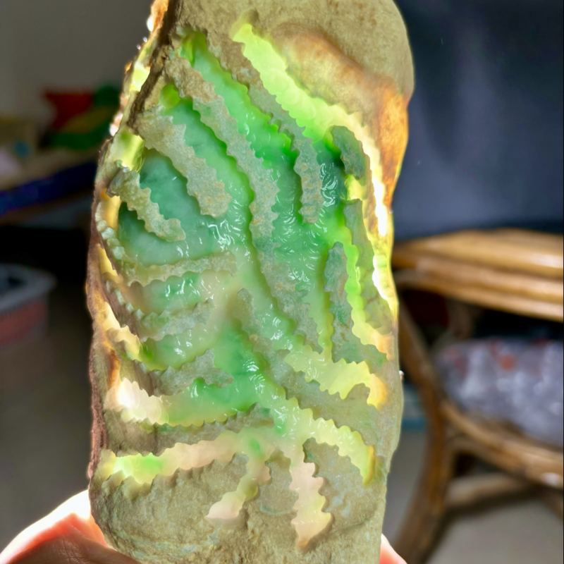 翡翠手镯料