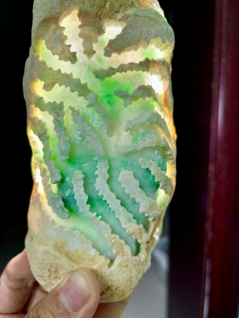 翡翠手镯料