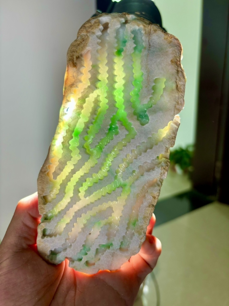 翡翠手镯料