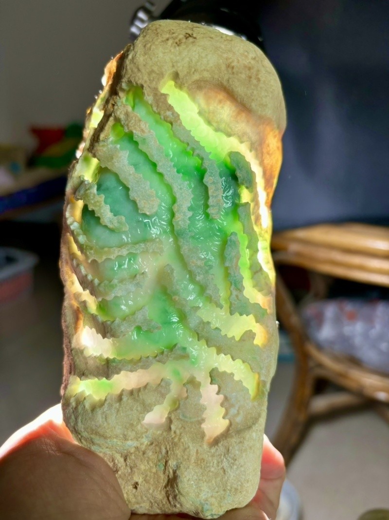 翡翠手镯料