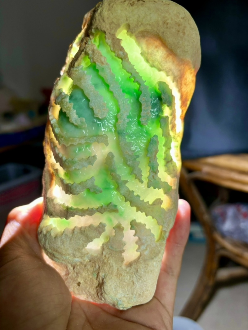 翡翠手镯料