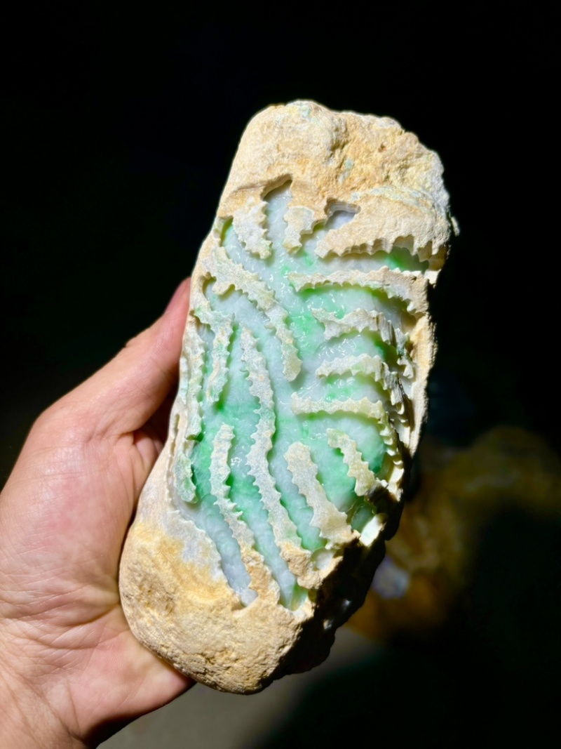 翡翠手镯料