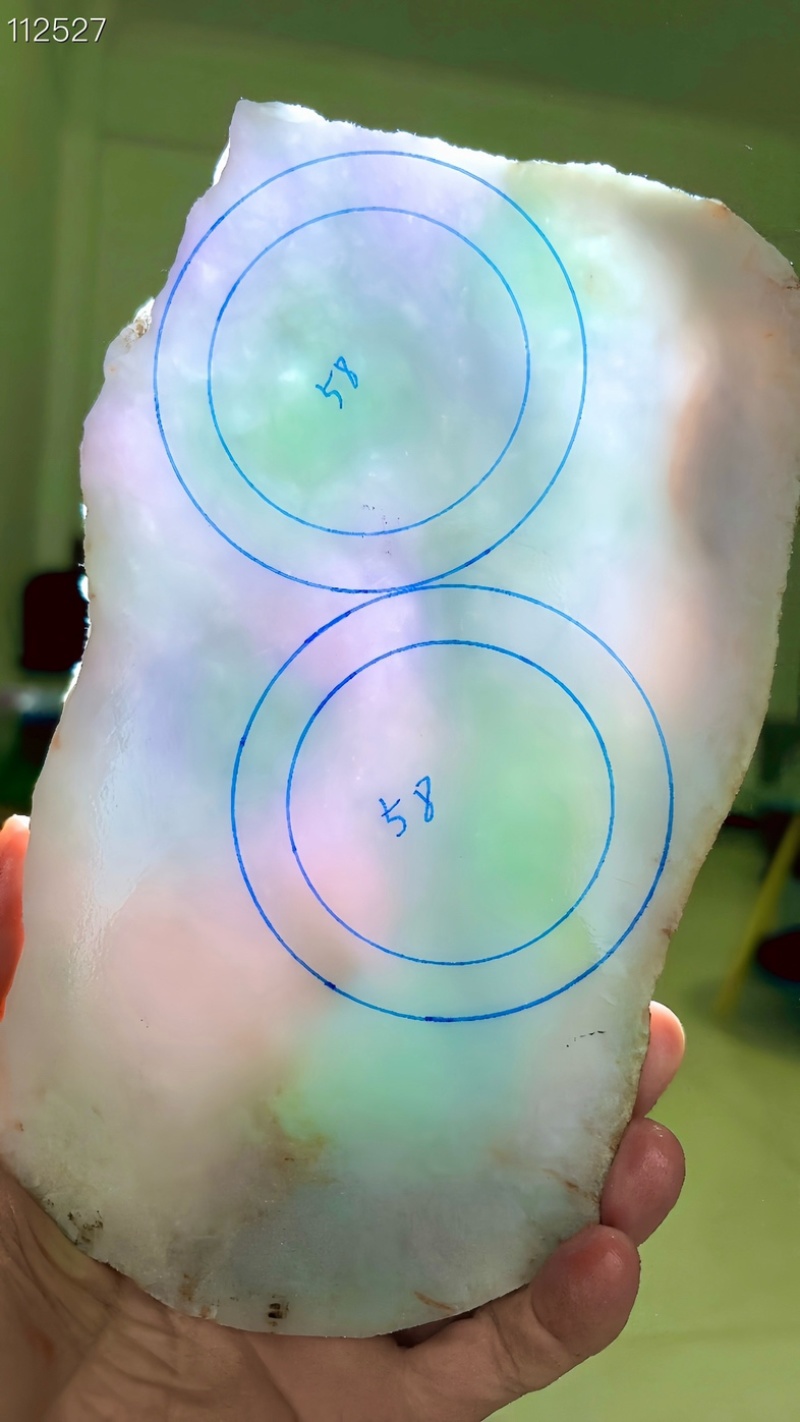 翡翠手镯料