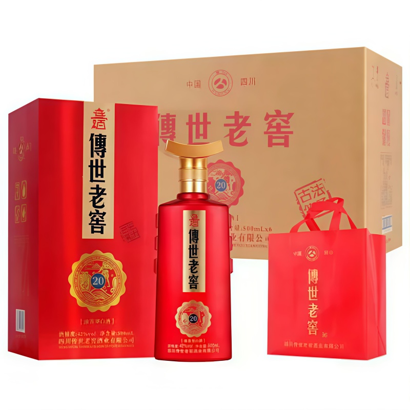 “传世老窖”一箱6瓶-42度浓香型GB/T107811优