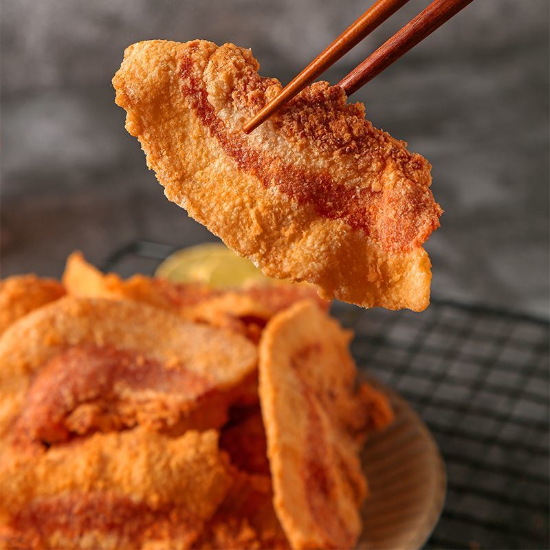 酥脆猪油渣网红麻辣肉脂渣油炸即食脆皮五花肉青岛特产解馋小零食