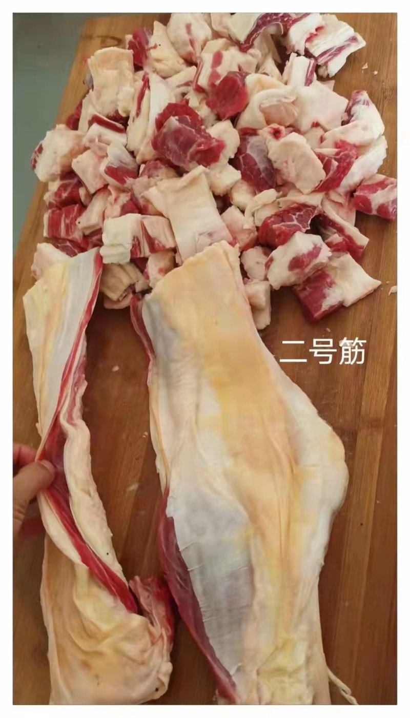 二号筋(腹腩筋)有肉有筋烧烤酱炖涮火锅