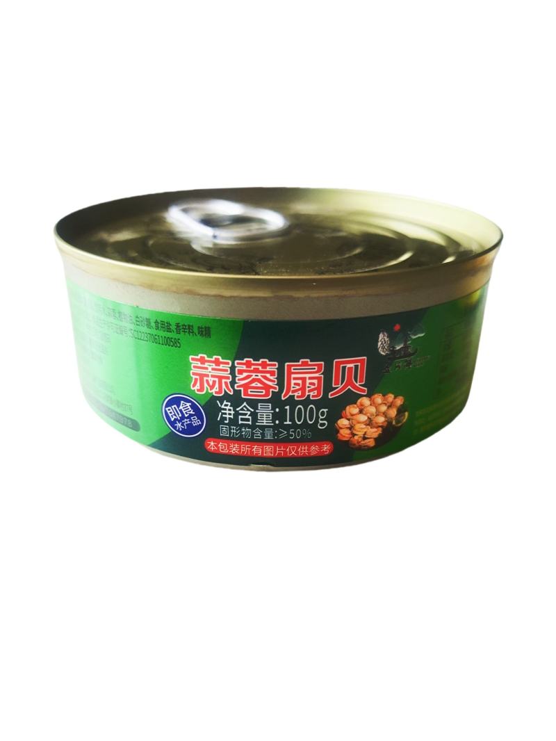 罐头蒜蓉扇贝麻辣磷虾罐头支持电商团购一件代发