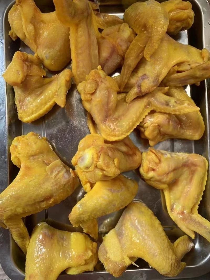 半成品盐焗鸡翅加工餐饮商用批发整箱卤菜店