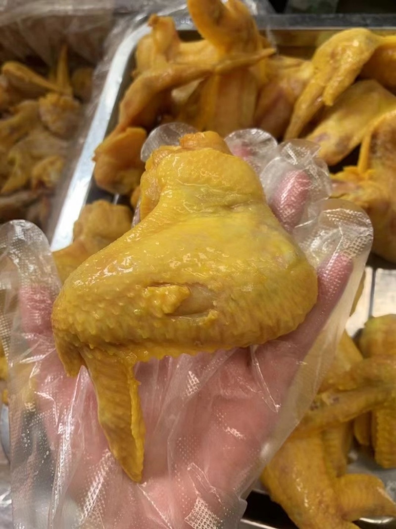 半成品盐焗鸡翅加工餐饮商用批发整箱卤菜店