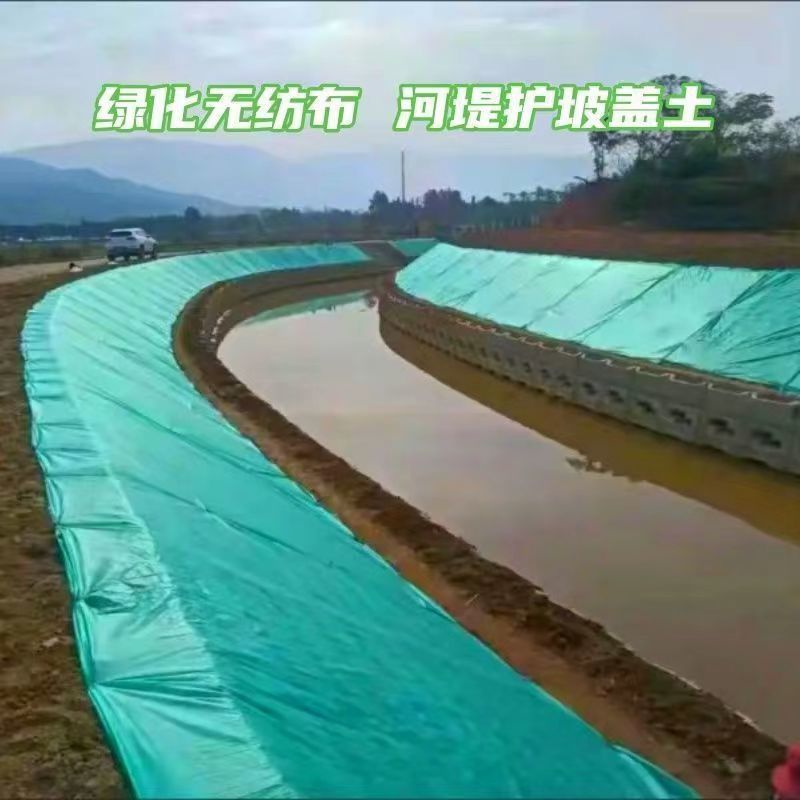 无纺布绿化覆盖无纺布植草护坡无纺布工程绿化环保覆盖无纺布