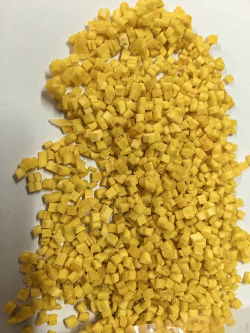 5毫米宽芒果干芒果丁芒果粒一级烘焙供应链每日坚果