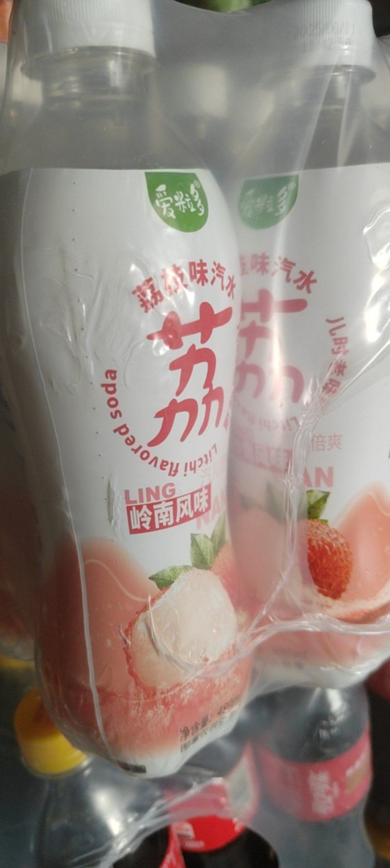爱粒多荔枝味碳酸饮料