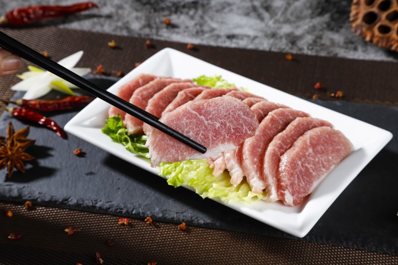 宝蓄黑猪雪花肉精品鲜猪肉河北厂家直销可视频看货