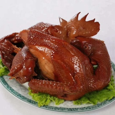 临沂老烧鸡纯手工克重大579