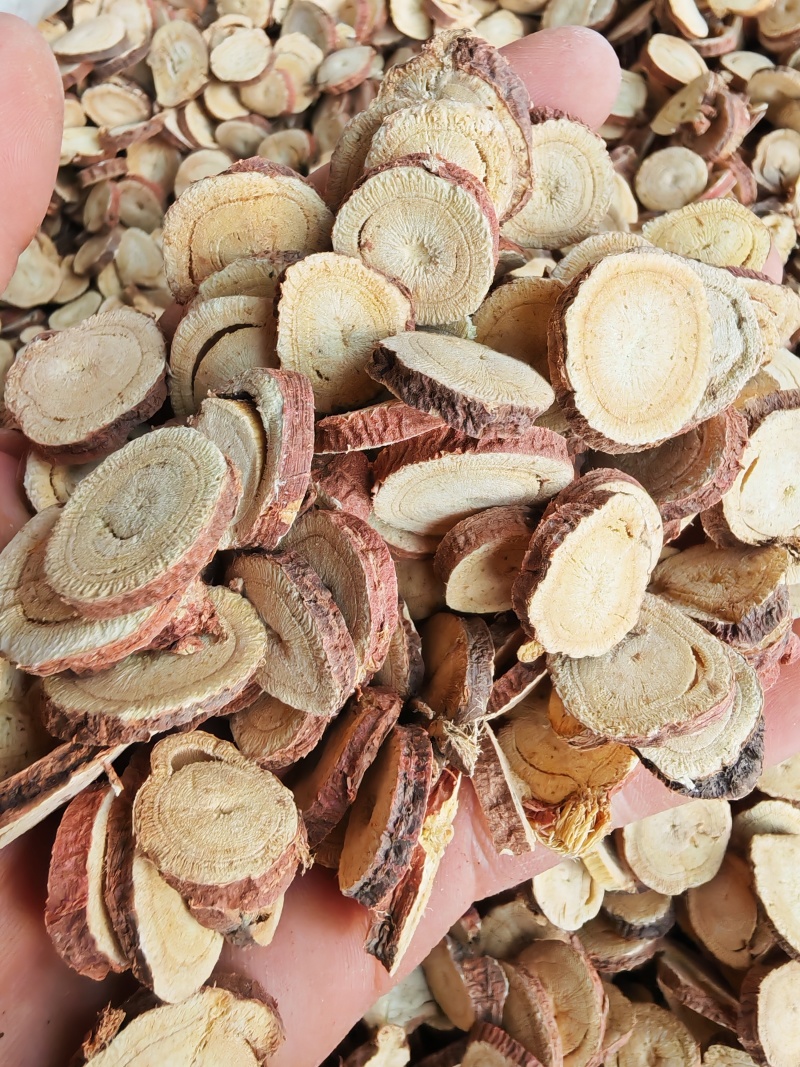 甘草片香料大片甘草小片58丁光果甘草药材养殖红皮甘草片