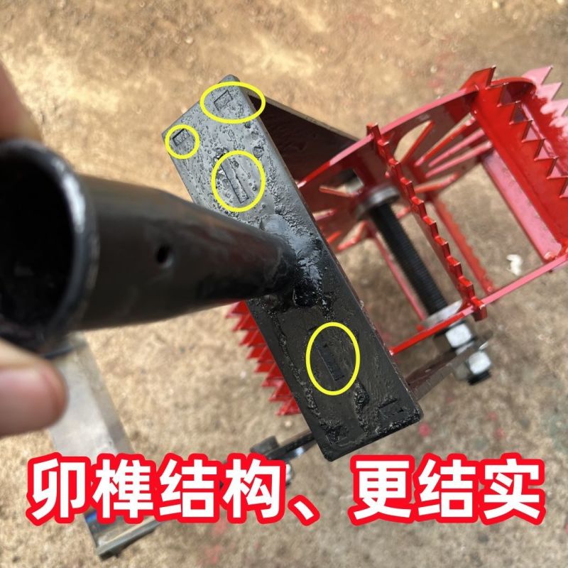 新款轮式锄草神器升级手推锄松土锰钢淬火锄锯齿轮耘锄