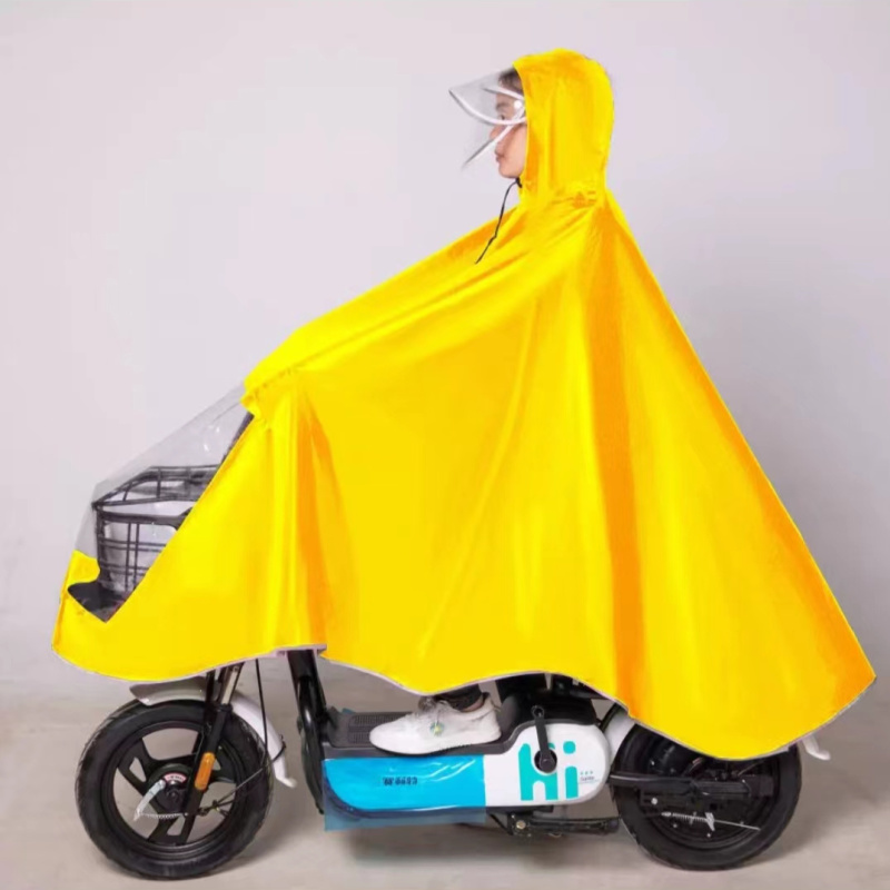 加厚雨衣电动车自行车雨衣单人防暴雨雨披男女士加大加厚骑行