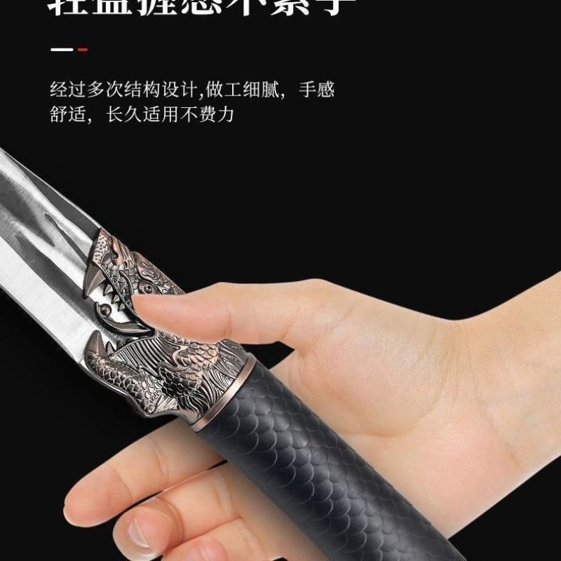 德国屠宰刀超屠夫专用锋利剔骨分割割肉进口杀猪厨房卖肉菜刀