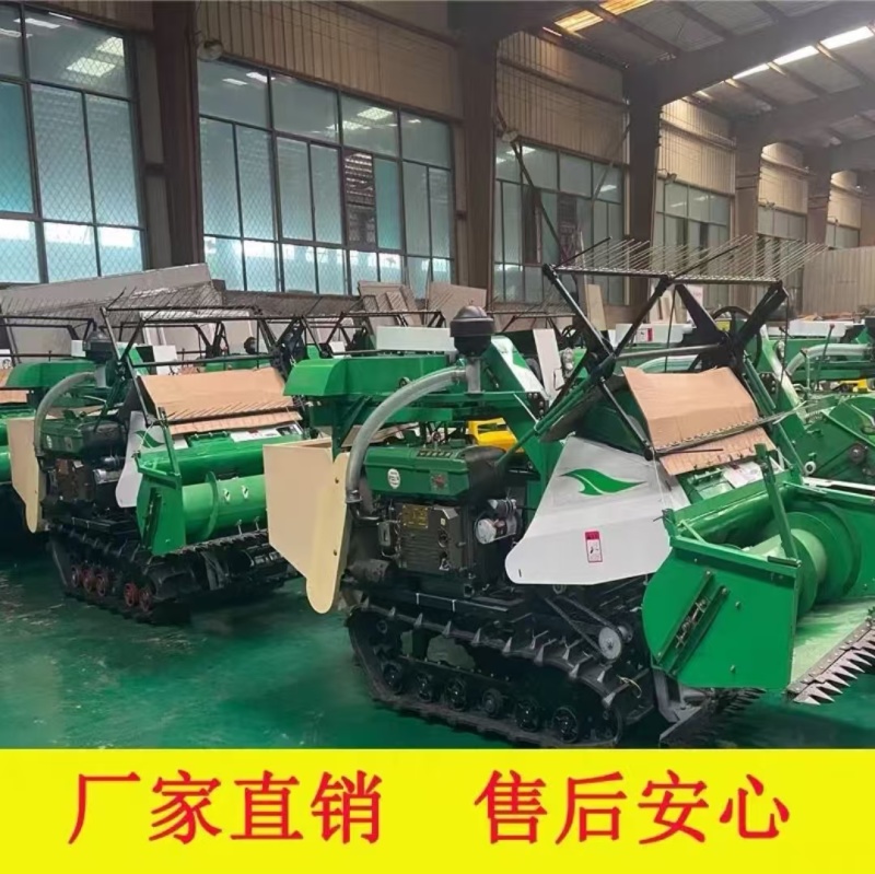 25马力小型联合收割机水稻小麦大豆收割机履带式小型收割机