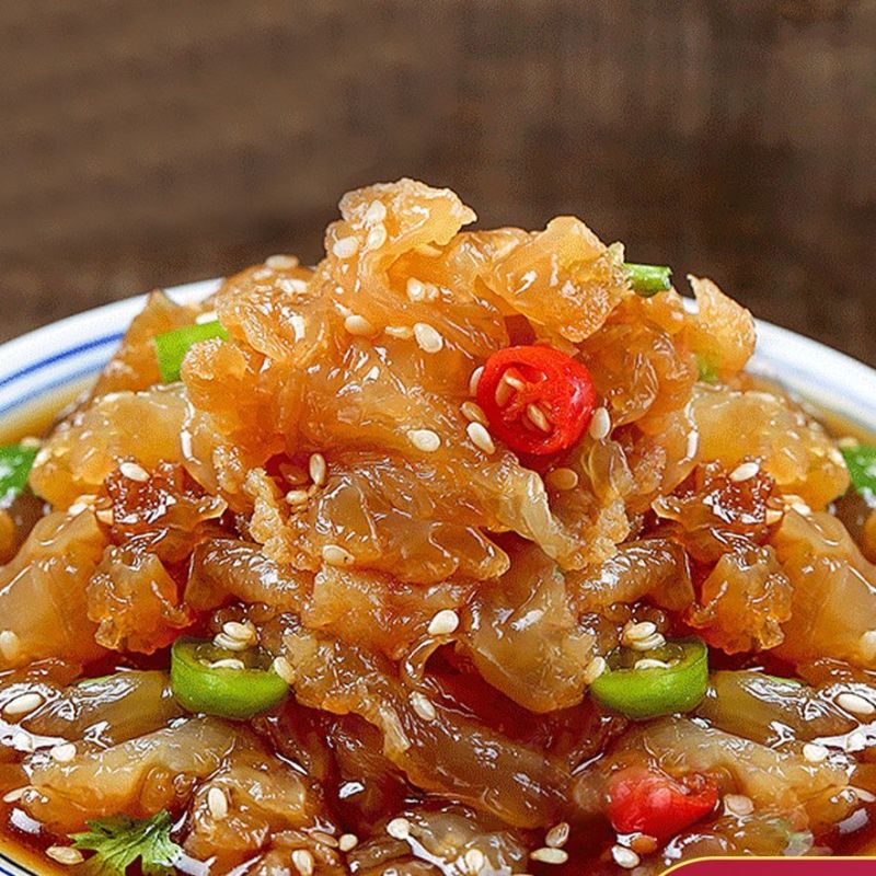 【大包装】海蜇头开袋即食无沙优质海蜇凉拌菜新鲜下酒菜爽脆批发