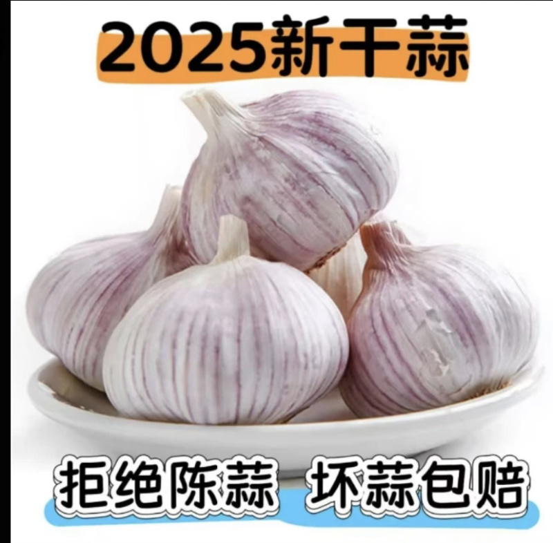 2025新干蒜，产地直发，个头大，份量足，颜色好，大量