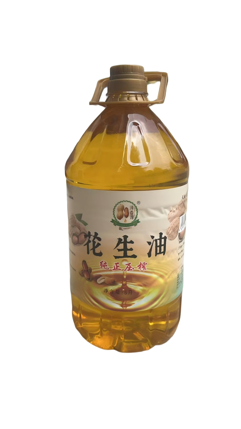纯正物理压榨花生油食品加工食堂单位福利**
