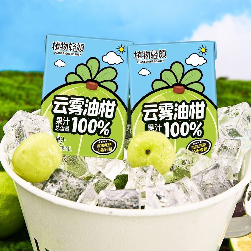 干净配方云雾油柑100%果汁烧烤火锅解腻正宗油柑整箱12盒
