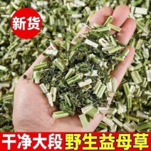 益母草***野生益母草切断今年新货色情刀口整齐干净大段