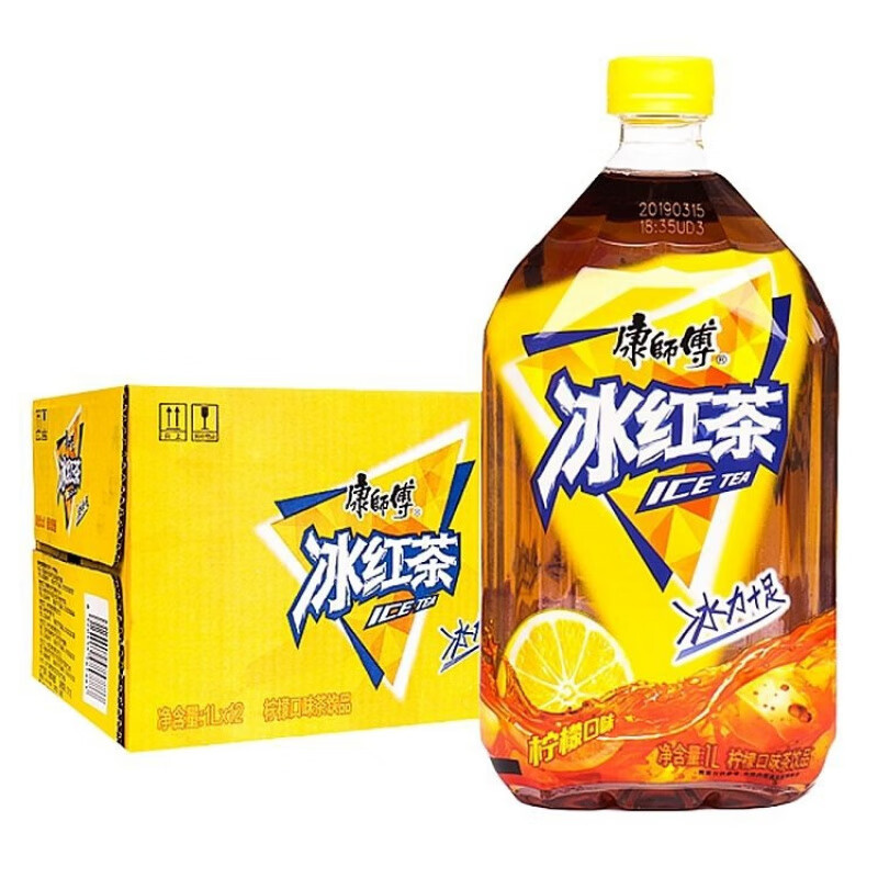 康师傅冰红茶1升8瓶装大瓶装快递发货