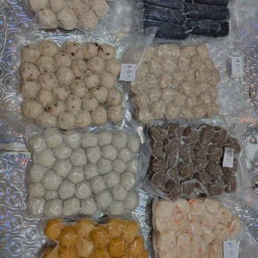 各种鱼丸肉丸库存货可以养鸡养猪急处理就这两天