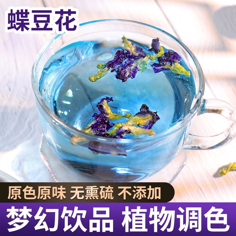 大货碟豆花干花泰国蓝蝴蝶花云南变色花