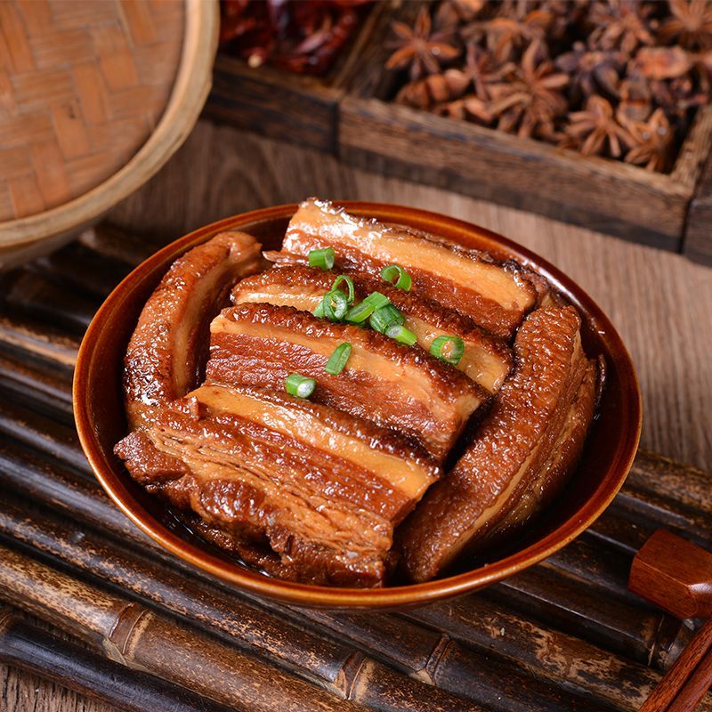 淮河牌红烧扣肉罐头397G蚌埠肉联厂预制菜加热即