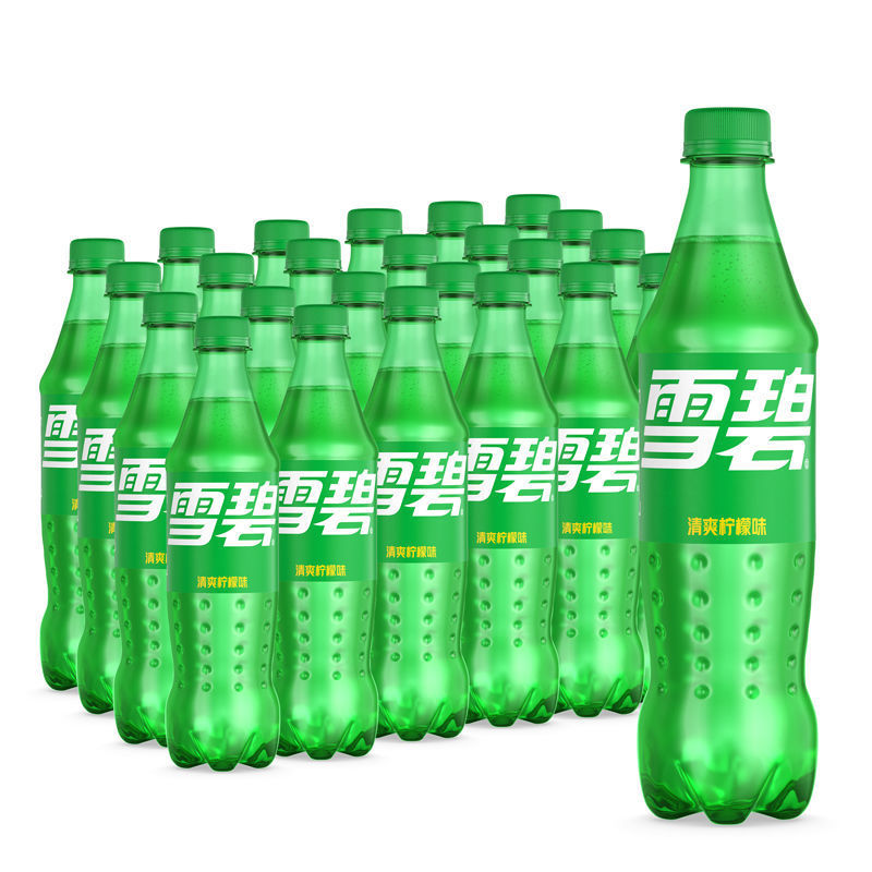 雪碧500ml*24瓶汽水柠檬碳酸气泡饮料可口可乐批发特价