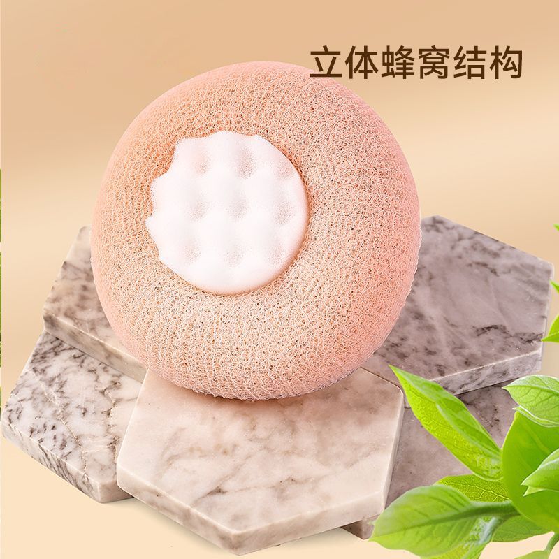 沐浴球洗澡泡沫球搓澡家用按摩按摩去污吸盘式按摩沐浴球搓背搓泥