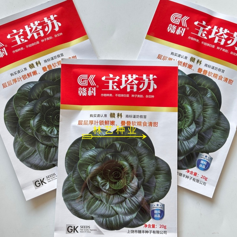 赣科宝塔苏青菜种子种籽耐寒油亮矮脚黑叶油菜苏州蔬菜趴地苏