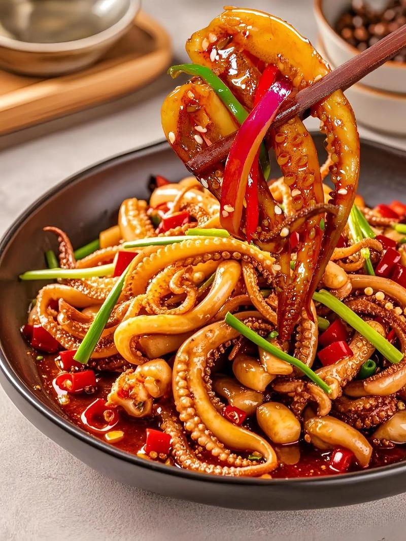 鲜嫩大号鱿鱼须火锅烧烤香辣食材500克/包到手4包顺丰
