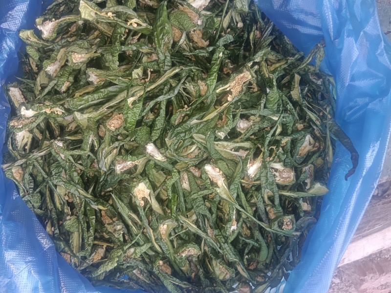 延边绿辣椒瓢，辣椒干
