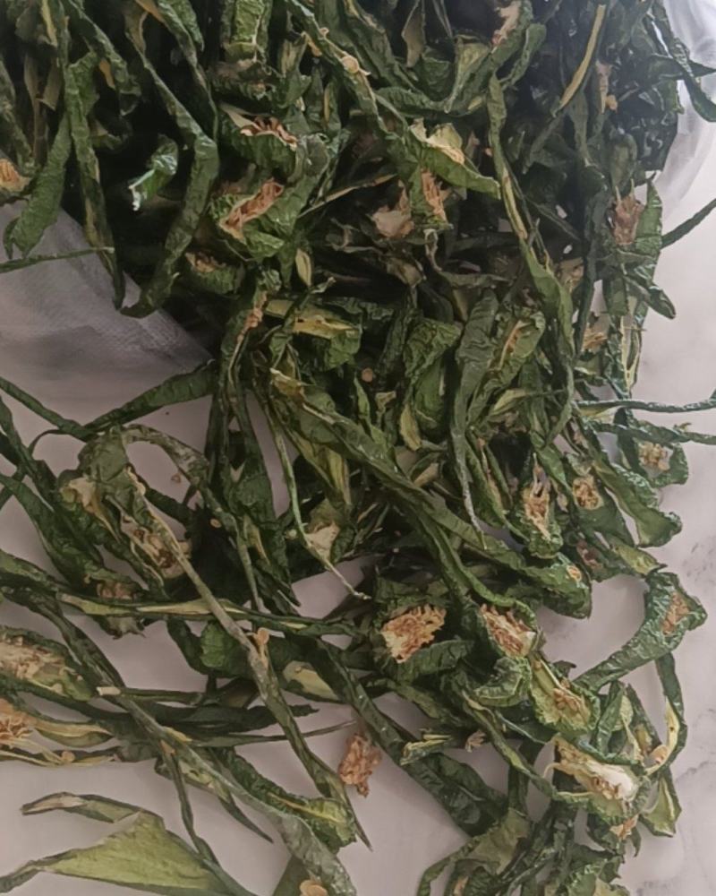 延边绿辣椒瓢，辣椒干