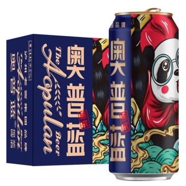 啤酒熊猫概念版500ML*12罐原浆精酿啤酒整