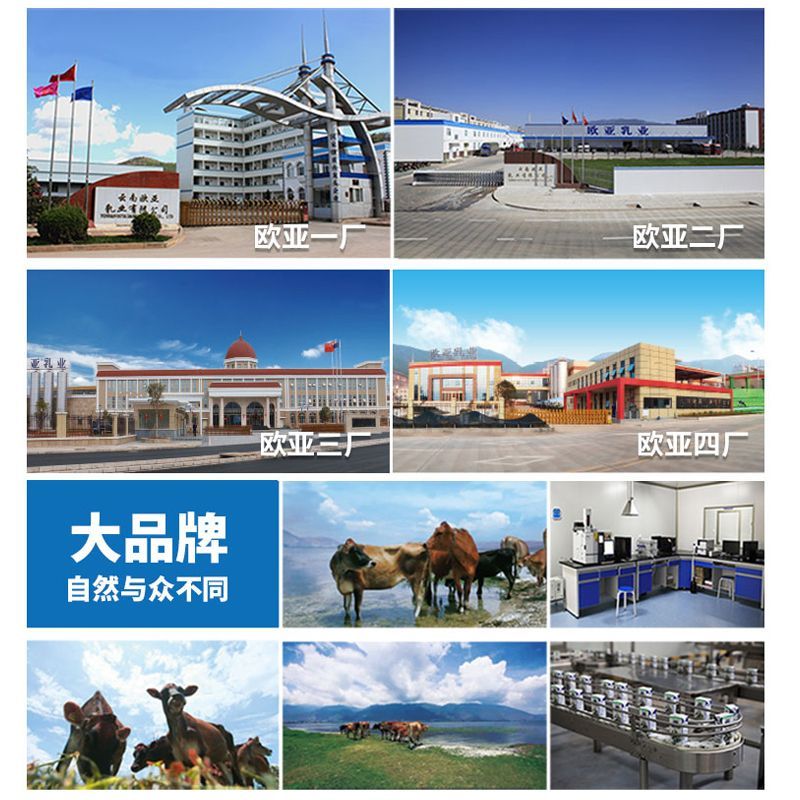 【2箱更优惠】欧亚纯牛奶24/48盒箱云南高原大理特产乳制品
